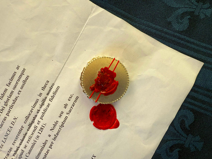 Reliquary - Saint Longinus, Holy Lance +++ relics