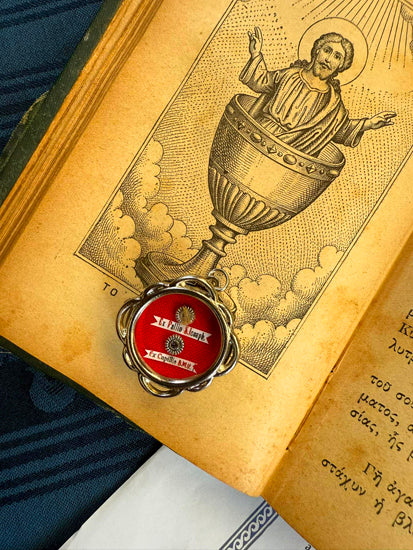 Multy-Reliquary - from the tunic of Saint Joseph and hair of Virgin Mary